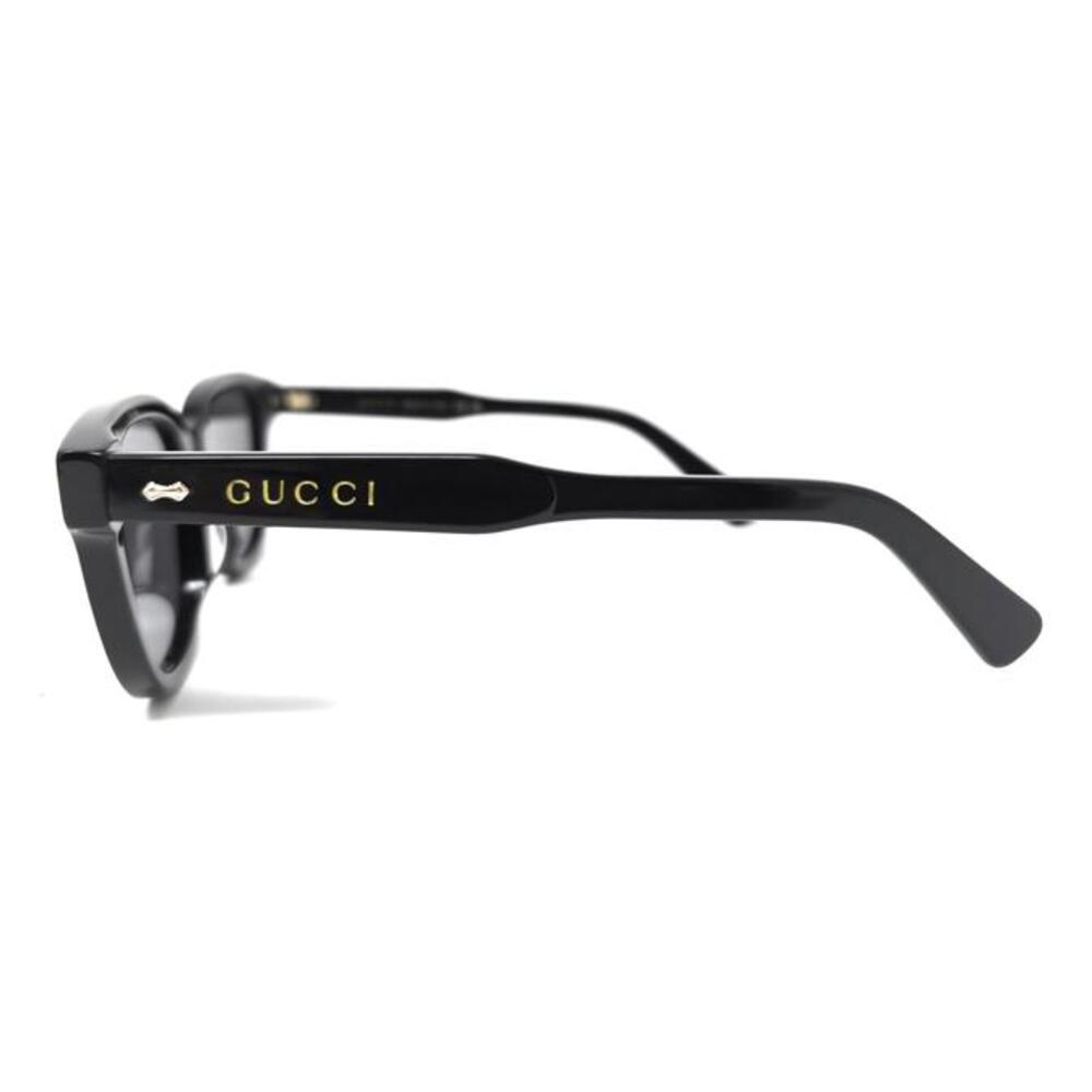 Gucci GG1264SA 001 Sunglasses Men's Black/Gray Lenses Square Shape 52mm NEW - Picture 5 of 8